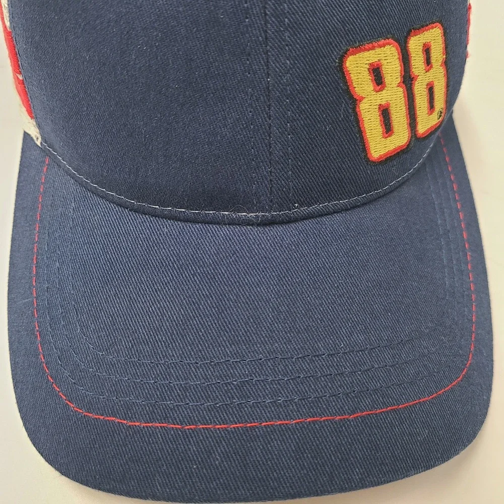 Dale Earnhardt‎ Jr Hat Snapback Trucker Mesh Blue White NASCAR #88 Valvoline Men